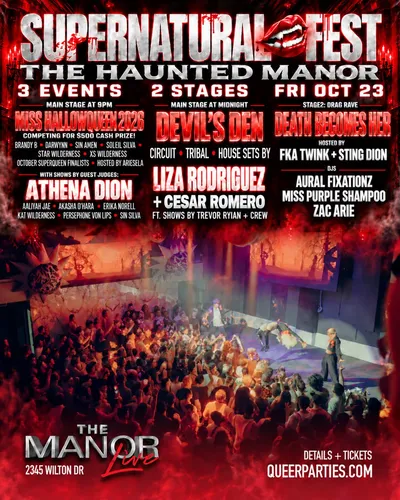 Supernatural Fest: Liza Rodriguez, Cesar Romero, Aural Fixationz, Miss Purple Shampoo, Zac